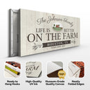 Life Is Better On The Farm Sign