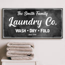 Family Laundry Company Sign