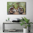 Rustic Bicycle & World Map Travel Bug 3D Wall Art Metal Cutout Painting
