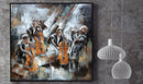 Cello Violin Quartet Classical Music 3D Wall Art Mixed Media Painting Metal Cutout