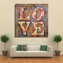 LOVE 3D Wall Art Metal Cutout Sculpture Painting Art Hanging Home Decor Gift