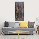 Chrysler Building NYC New York Skyline 3D Metal Wall Art Deco Painting Decor
