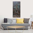 Eiffel Tower Paris France French Decor Metal & Wood 3D Wall Art Mixed Media Painting
