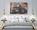 Harley Davidson Triumph Motorcycle Vintage Style 3D Wall Art Painting Metal Canvas