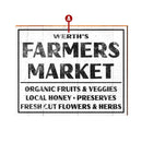 Customizable Farmers Market Farmhouse Sign | Wall Art Print on Real Wood