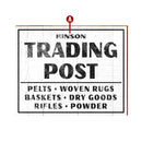 Customizable Trading Post Farmhouse Sign | Wall Art Print on Real Wood