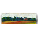Flowing Painted Farm | Wall Art Print on Real Wood