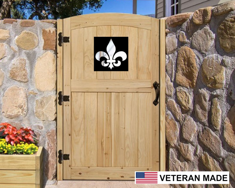 Fleur De Lis Gate Window Insert