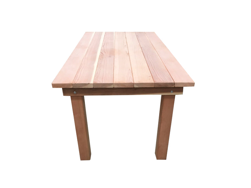 Farmhouse Redwood Dining Table