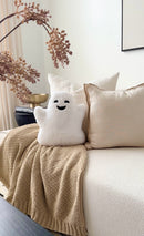 Faux Fur Ghost Pillow