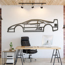F40 Metal Car Wall Art - NC0972