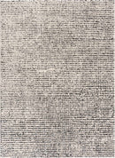 Keita Cream & Black Grid Plush Rug