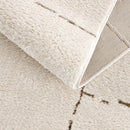 Koume Ivory & Brown Area Rug
