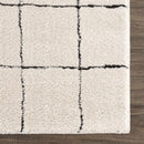 Keanu Black & White Area Rug - Clearance