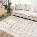 Keanu Black & White Area Rug - Clearance