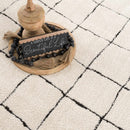 Keanu Black & White Area Rug - Clearance