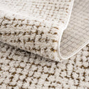 Keita Cream & Brown Area Rug