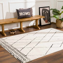 Keone Black & White Thick Rug