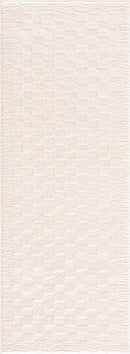 Leryn Ivory Checkered Area Rug