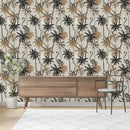 Palms and Lemurs Wallpaper