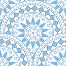 Blue Ornament Wallpaper