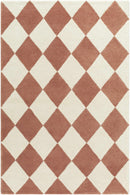 Almeda Diamond Washable Wool Rug