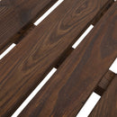 FarmHome Rustic Fir Wood Wheel Outdoor Garden Bench