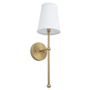 Finley 1-Light Satin Gold Dimmable Bathroom Wall Sconce