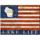 FIR2-FLA35-14X10.5-1 | Wall Art Print on Real Wood