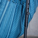 Fiji Organic Blue Zebra – Organic Cotton Comfort SizeHammock Chair with Galvanized Steel Stand