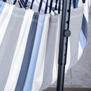 Fiji Outdoor Sea Salt – Weather-Resistant Basic Size Hammock Chair with Galvanized Steel Stand