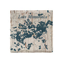 Lake Minnetonka Shabby Map Drink Coaster Set