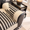 Vertical Stripes Sectional Sofa Cover Slipcover - Non-Slip, Fits L-Shape Couches