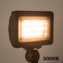 FLACCT20 Low Voltage Adjustable CCT and Wattage 5W-20W Outdoor LED Landscape Lighting Flood Light