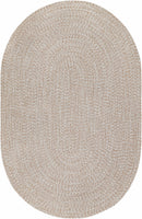 Cream Braided Faux Jute Outdoor Rug
