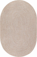Cream Braided Faux Jute Outdoor Rug