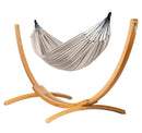 Elipso Colombia Zebra - Organic Cotton Kingsize Hammock with FSC® certified Larch Stand