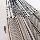 Elipso Colombia Zebra - Organic Cotton Double Hammock with FSC® certified Larch Stand