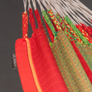 Nautico Cool Grey Colombia Chilli - Organic Cotton Kingsize Hammock with Powder Coated Steel Stand