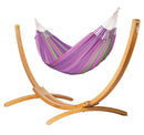 Elipso Colombia Blossom - Organic Cotton Kingsize Hammock with FSC® certified Larch Stand