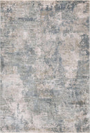 Fallin Gray Thick Luxe Abstract Striped Rug