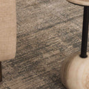 Fallin Gray Thick Luxe Abstract Striped Rug