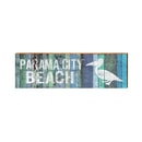 Panama City Beach Pelican Blue Boards | Real Wood Wall Art Print
