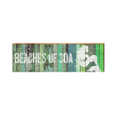 Beaches of 30A Mermaid Green Boards | Real Wood Wall Art Print