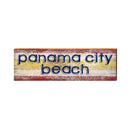 Panama City Beach Surfboard Sign | Real Wood Wall Art Print
