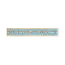 Happy Place Beach White Coastal Blue Sign | Real Wood Wall Art Print