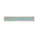Relax at the Beach White Coastal Blue Sign | Real Wood Wall Art Print