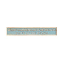What Happens at the Beach White Coastal Blue Sign | Real Wood Wall Art Print