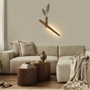 Vase Walnut Wall Lamp