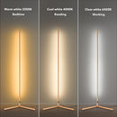 RGBCW Corner Floor Lamp - Golden